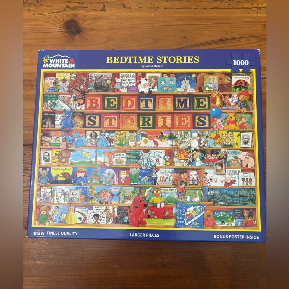 White Mountain Bedtime Stories 1000 piece puzzle